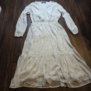 Lauren Ralph Lauren White Lace Dress